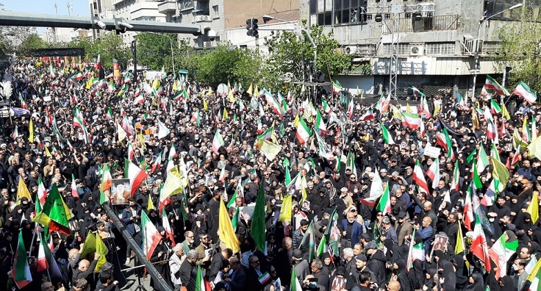 بعثت خون؛ آغاز مراسم اربعین شهادت امام خامنه‌ای+ فیلم و عکس