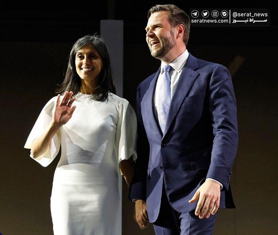 تصاویر جی وی ونس در کنار اوشا ونس همسرش+ بیوگرافی