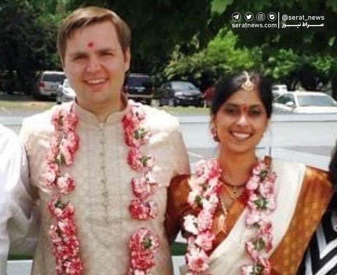 تصاویر جی وی ونس در کنار اوشا ونس همسرش+ بیوگرافی