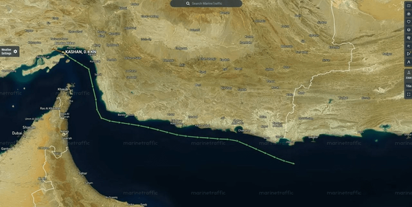 اولین کشتی با پرچم ایران از محدوده محاصره خارج شد