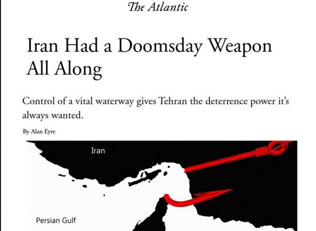 آلن ایر: تنگه هرمز «سلاح آخرالزمانی» ایران است