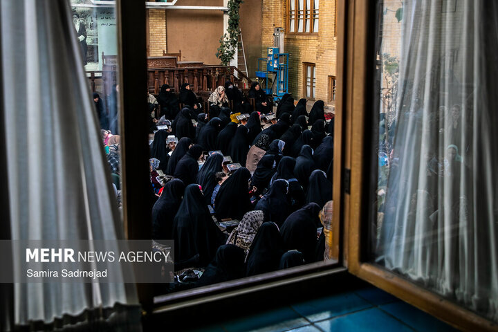 جزءخوانی قرآن کریم در خانه موزه شهید مدرس