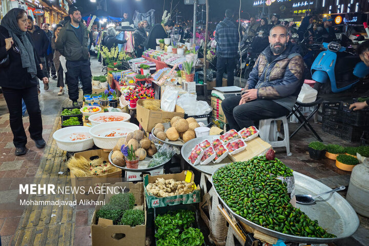 حال و هوای عید نوروز در بازار تجریش تهران