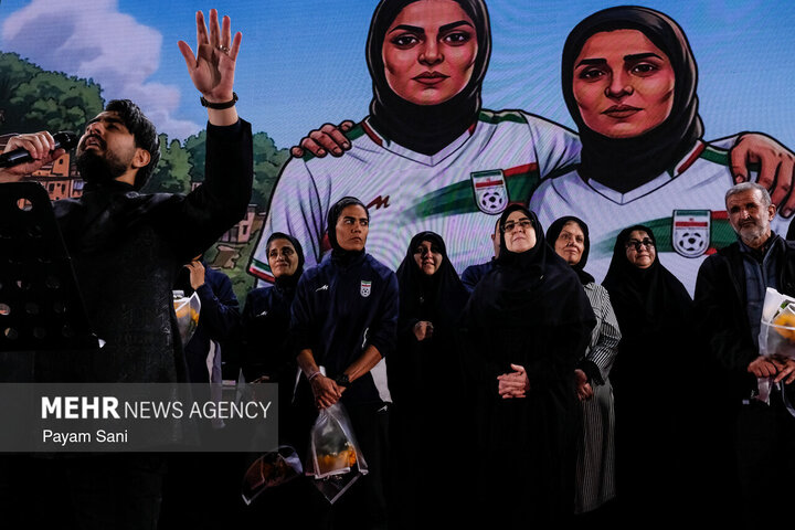 مراسم استقبال از تیم ملی فوتبال زنان