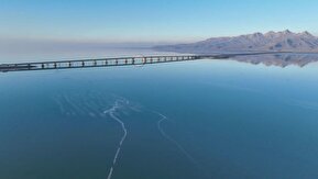 تصاویر| بارندگی، روزنه امید دریاچه ارومیه