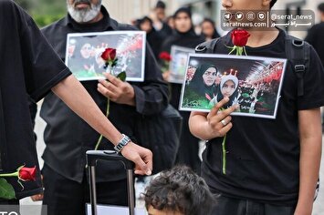 تصاویر| مراسم استقبال از خانواده شهدای مدرسه شجره طیبه میناب - مشهد