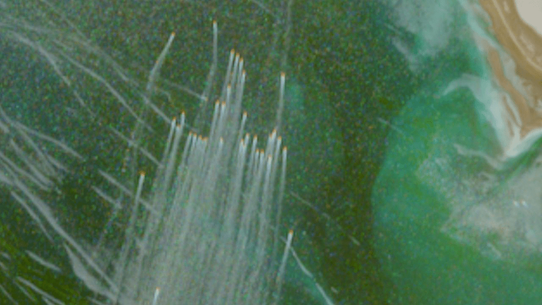 تصاویر ماهواره‌ای از حضور قدرتمندانه ایران در تنگه هرمز