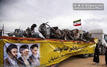 تصاویر| اجتماع مردمی در محل شکست عملیات آمریکایی در اصفهان