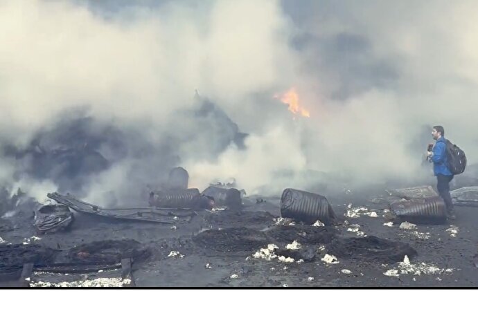 فیلم| انتشار تصاویری از حادثه انفجار در بندر شهید رجایی برای اولین بار