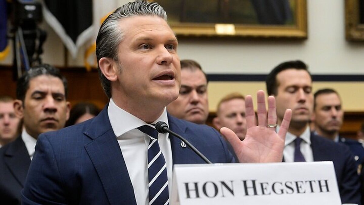 فیلم| وزیر جنگ آمریکا در کنگره درباره ایران چه گفت؟