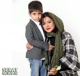 سیما تیرانداز و پسرش