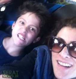 ویشکا آسایش و پسرش