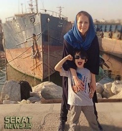 شقایق دهقان و پسرش نویان