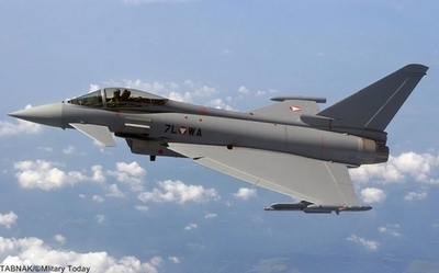Nr. 3 Eurofighter Typhoon (European Union) -یوروفایتر تایفون (Eurofighter Typhoon) یک جت جنگنده چندمنظورهٔ دوموتوره با کانارد و بال دلتا است. این هواپیما توسط کنسرسیومی اروپایی متشکل از سه شرکت بیایئی سیستمز، ایایدیاس و آلنیا آئروناتیکا طراحی و ساخته میشود. این پروژه توسط نتما (NETMA، یوروفایتر ناتو و آژانس مدیریت تورنادو) که به عنوان مشتری اصلی فعالیت میکند مدیریت شد. این هواپیمای تکسرنشینه که مدل دوسرنشینه آن هم برای آموزش ساخته میشود هماکنون در حال تولید انبوه است و خرید آن تحت سه قرارداد یا رده (Tranche) مجزا صورت میگیرد که هر یک برای تولید هواپیمایی با امکانات بهبود یافته هستند. تاکنون این هواپیما در نیروی هوایی پادشاهی بریتانیا، آلمان، ایتالیا، اسپانیا و اتریش و عربستان سعودی وارد خدمت شده و عمان نیز به تازگی 12 فروند از آن را سفارش دادهاست. تا پایان سال 2013 چهارصد فروند از این هواپیما تولید شده و سفارش تولید 171 فروند دیگر هم داده شدهاست. بهای هر فروند بیش از 70 میلیون دلار