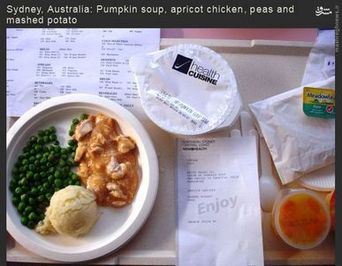 غذای یک بیمارستان درشهر ریچموند کانادا