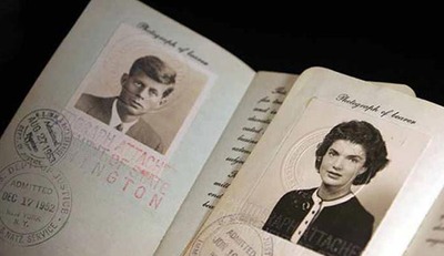  جان اف كندي رئيس جمهور اسبق آمريكا و همسرش