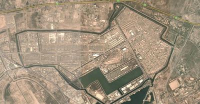 نمای کلی پادگان لیبرتی جنب فرودگاه بین المللی بغداد