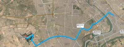 فاصله لیبرتی از مرکز شهر 