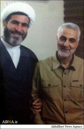 سردار سلیمانی و شیخ عدنان الشحمانی فرمانده کتائب تیار الرسالی