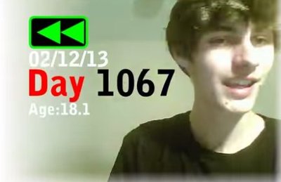 نوجوانی که 1067 روز از خود عکس سلفی گرفت