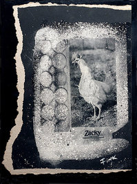 آقای فینک این تابلو را نیز با خرده های پوست تخم مرغ ساخته است.