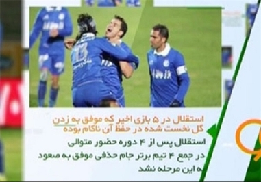 آمار بازی ذوب آهن - استقلال