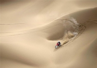 رقابت رالی موتورسواری در چین