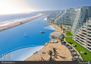 بزرگترین استخر دنیا san alfanso del mar؛ این استخر بزرگترین استخر در کل دنیاست و عرضی بالغ بر 1 کیلومتر دارد. مساحتش 8 هکتار و آب موجود در آن،250 میلیون لیتر است.