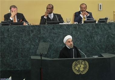 سخنرانی «حسن روحانی» رئیس‌جمهور ایران در شصت و نهمین مجمع عمومی سازمان ملل