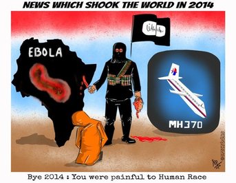 جهان پر از اتفاقات دردناک؛ از دست دادن عزیزان، بیماری ابولا، سقوط هواپیما و...