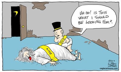 کاریکاتوری دیگر در رابطه با سال نو میلادی