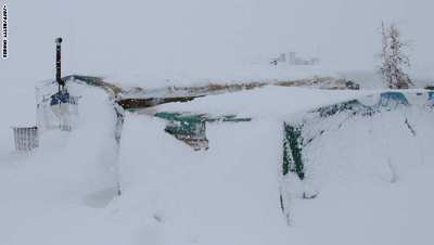  اردوگاه غیر رسمی آوارگان سوری در لبنان نزدیک مرز سوریه 
