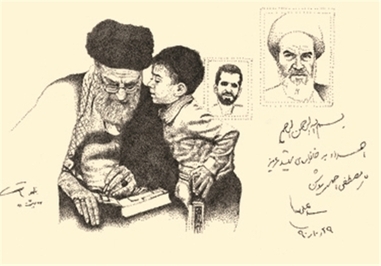 دیدار رهبر معظم انقلاب با خانواده شهید «مصطفی احمدی روشن»