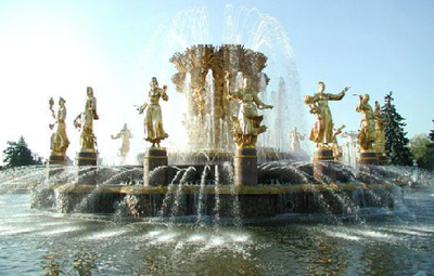 فواره دوستی مردم (People’s Friendship Fountain)، مسکو (روسیه)
