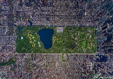 نیویورک/
پارک مرکزی این شهر در مرکز عکس واقع بوده و اطراف آن منطقه معروف مانهاتان است.