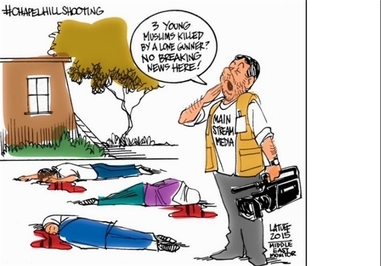 سه جوان مسلمان توسط یک تیرانداز کشته شدهاند، نیازی به خبر فوری نیست