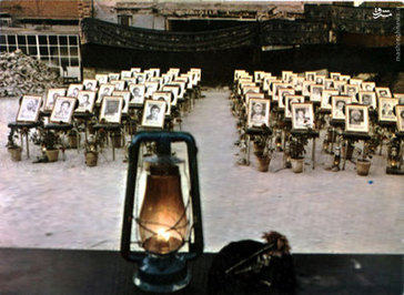  محل انفجار بمب در دفترمرکزی حزب جمهوری اسلامی 