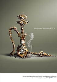 استنشاق قلیان معادل کشیدن 200 سیگار است.