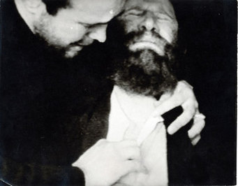 حجت الاسلام و المسلمین سید محمدباقر گلپایگانی در سوگ پدر