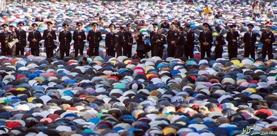  نماز عید فطر در پایتخت روسیه