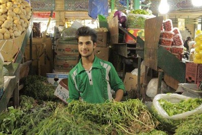  بازار سنتی تجریش در شمال تهران 