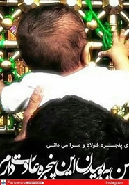لیلا حاتمی(بازیگر): قصه پنجره ی فولاد و مرا می دانی من به بوسیدن این پنجره عادت دارم یا امام رضا تولدت مبارک ارزوی سلامتی برای کل مردم جهان التماس دعا