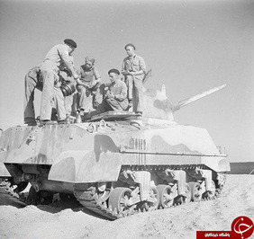 تانک های شرمن آماده انتقال به جبهه شوروی ازطریق ایران. تاریخ نامعلوم
