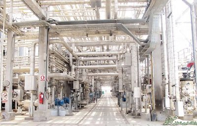 بخشی از تاسیسات تولید آب سنگین در اراک