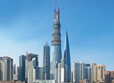 برج شانگهای، ۶۳۲ متر