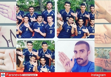 میلاد میداودی و بازیکنان تیم سایپا