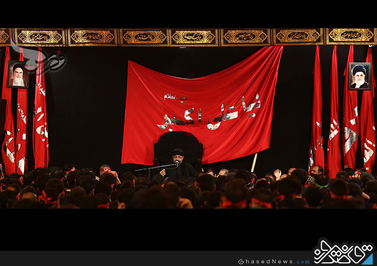 هیئت رایه العباس با مداحی محمود کریمی