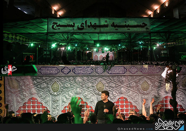 هیئت رزمندگان - حسینیه شهدای بسیج با مداحی سعید حدادیان
