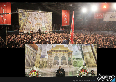 هیئت خادم الرضا قم - با مداحی حسین سیب سرخی