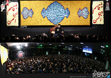 هیئت ریحانه الحسین با مداحی سید مجید بنی فاطمه